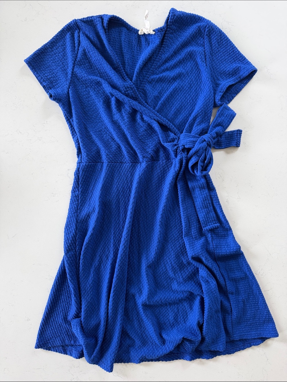 Rolla Coster Royal Blue Wrap Midi Dress
